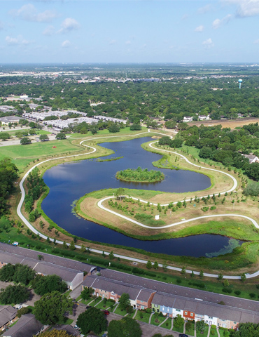 Exploration Green Detention Facility - 2024 Best Projects Award in the Best Landscape/Urban Development category for the ENR Texas and Louisiana region